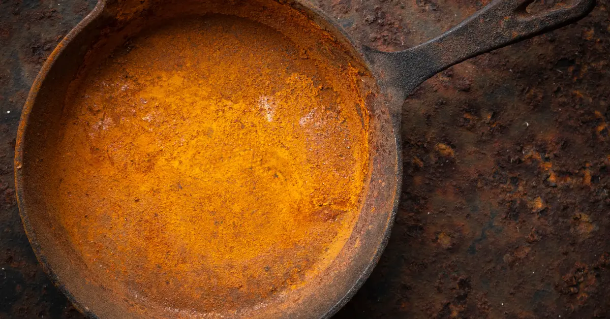 Fix A Rusty Cast Iron Skillet