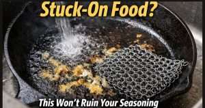 How To Clean A Cast Iron Skillet With Chain Mail