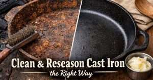 How To Clean And Reseason A Cast Iron Pan